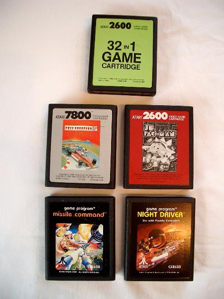 Atari 7800 (Spiele1).JPG